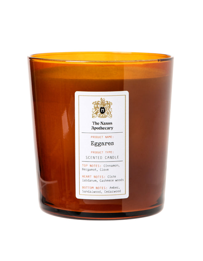 Eggares Scented Candle by The Naxos Apothecary