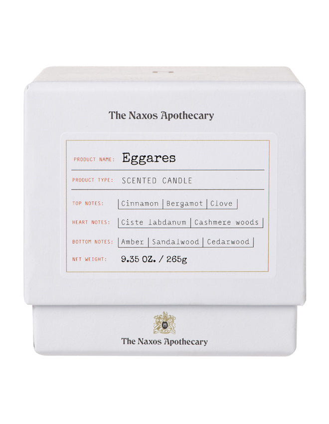 Eggares Scented Candle by The Naxos Apothecary